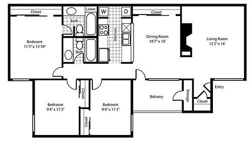Floor plan The Chalet