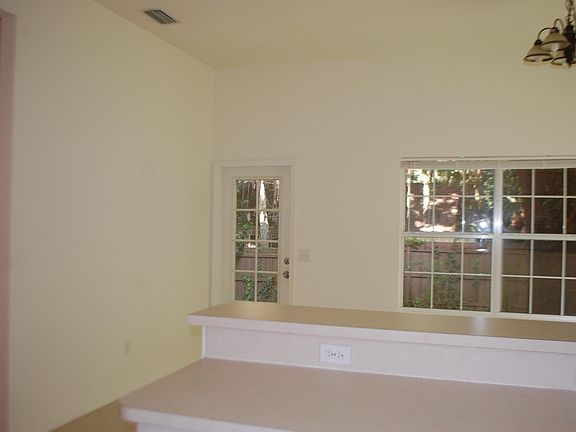 Dining room with kitchen bar