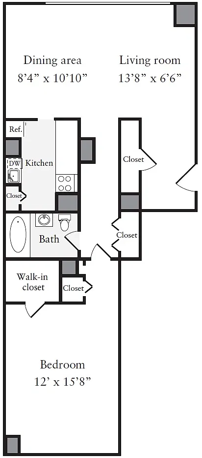 Floor plan A1-960sq-Tier21