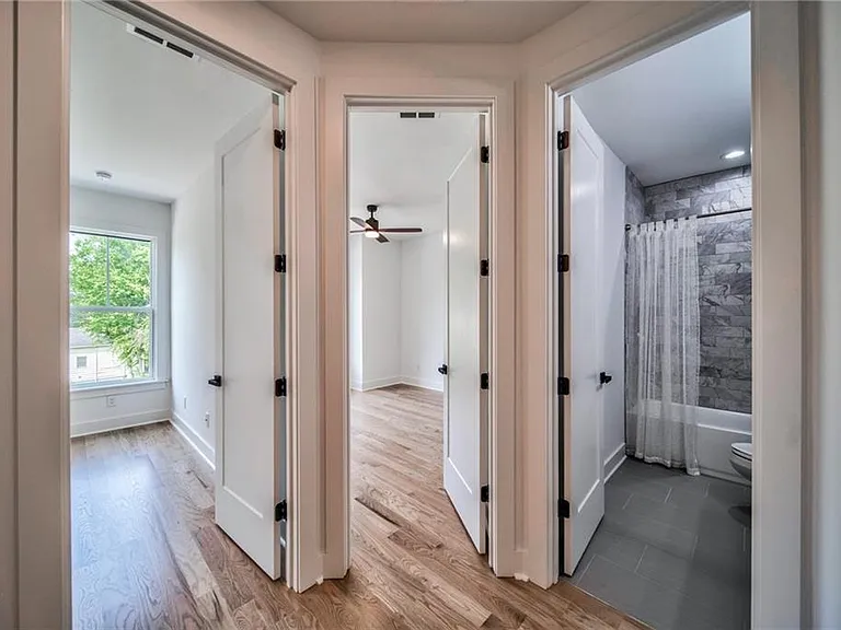 Two bedrooms on the upper floor