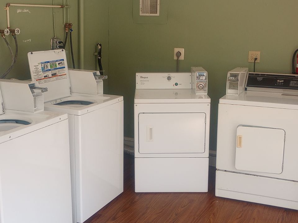 Convenient on site laundry area