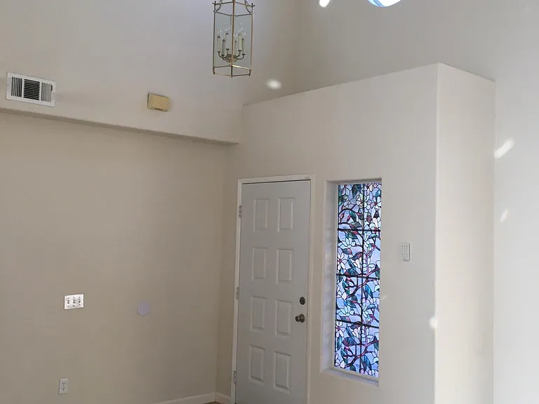 This pic is old and chandelier will be replaced.