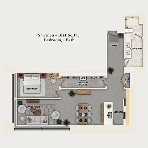 Floor plan A18 - Saarinen