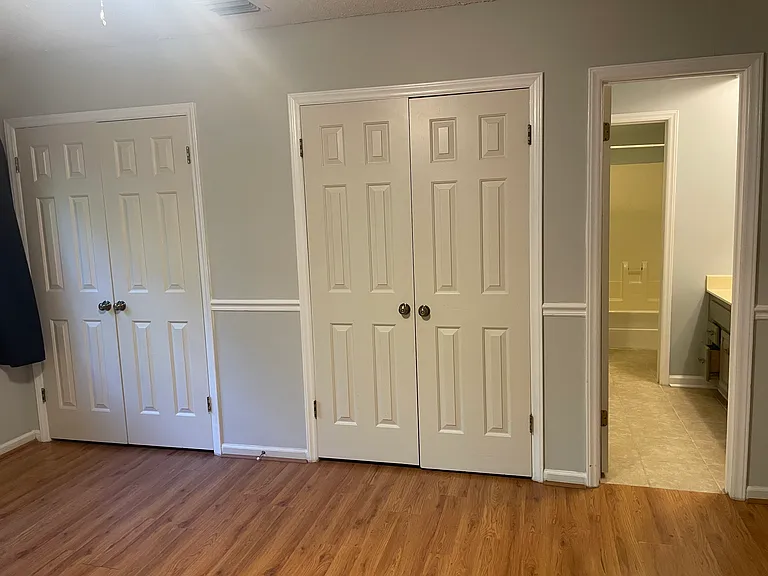 Master Bedroom, looking toward closets and Master Bath