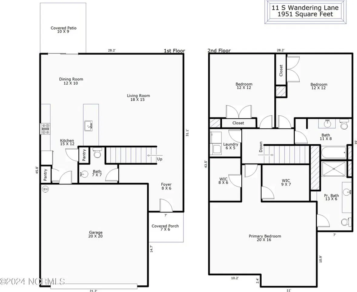 3 bed, 2.5 bath, 1951 sqft, $2,600 — Photo 1