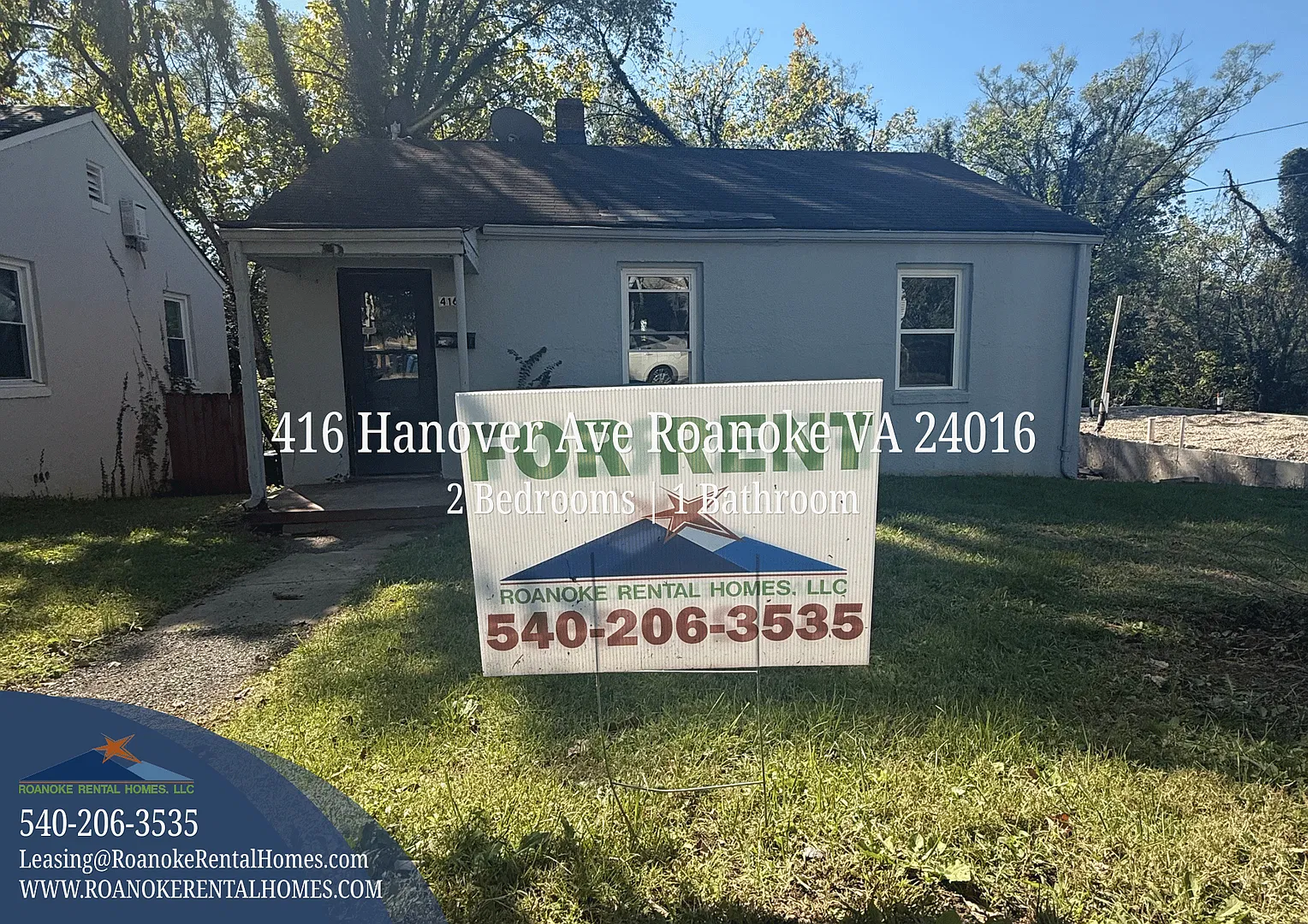 416 Hanover Ave Roanoke VA 24016 - 2 Bedroom|1 Bathroom $975 — Photo 1