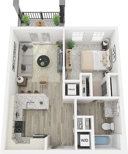 Floor plan The Cotton