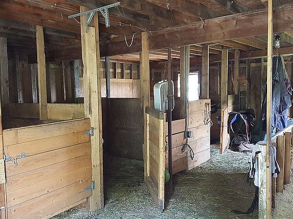 4 stalls for livestock