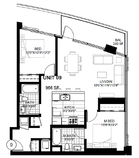 Floor plan SPIRE 2D