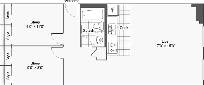 868 sqft 868 sqft