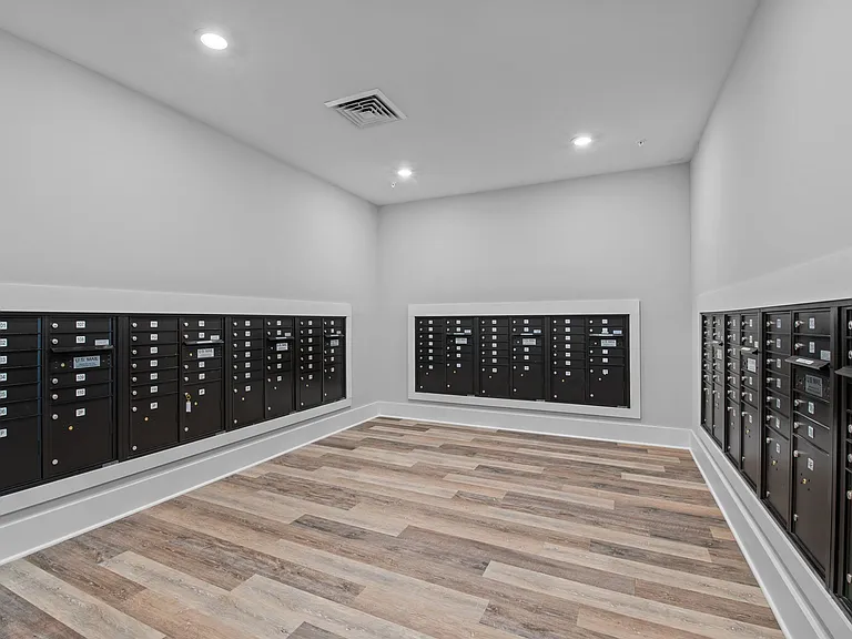 Active Adult clubhouse space with mailboxes