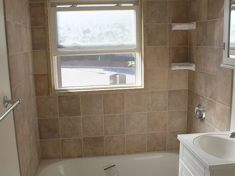 Updated bathroom.