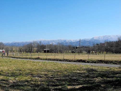 View from front of lot