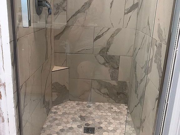 Master bathroom shower 