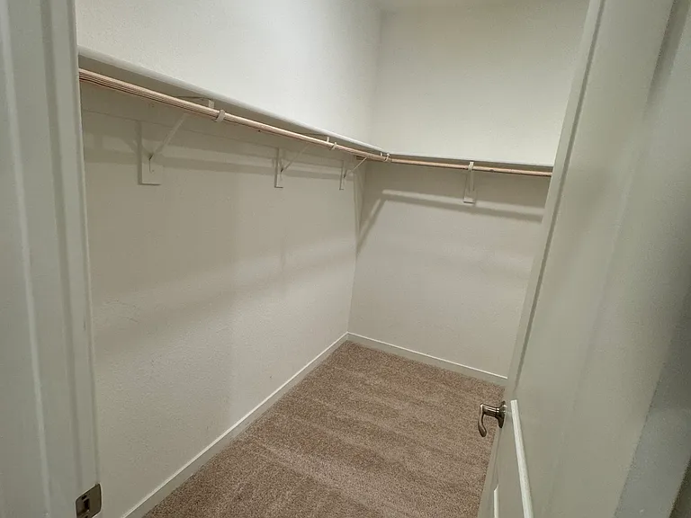 Master bed room closet-3 sides (Like U shape -Sufficient for him and her clothes)