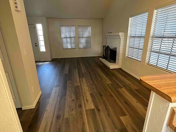 View from Kitchen into living room