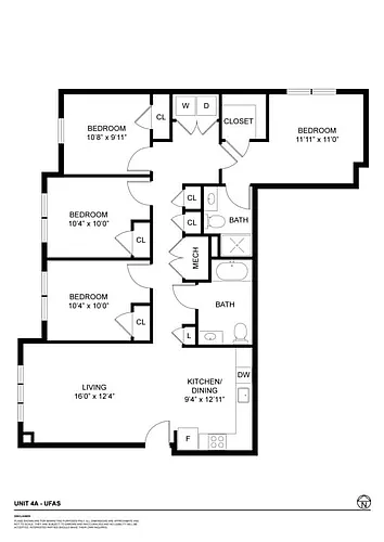 Floor plan 4A