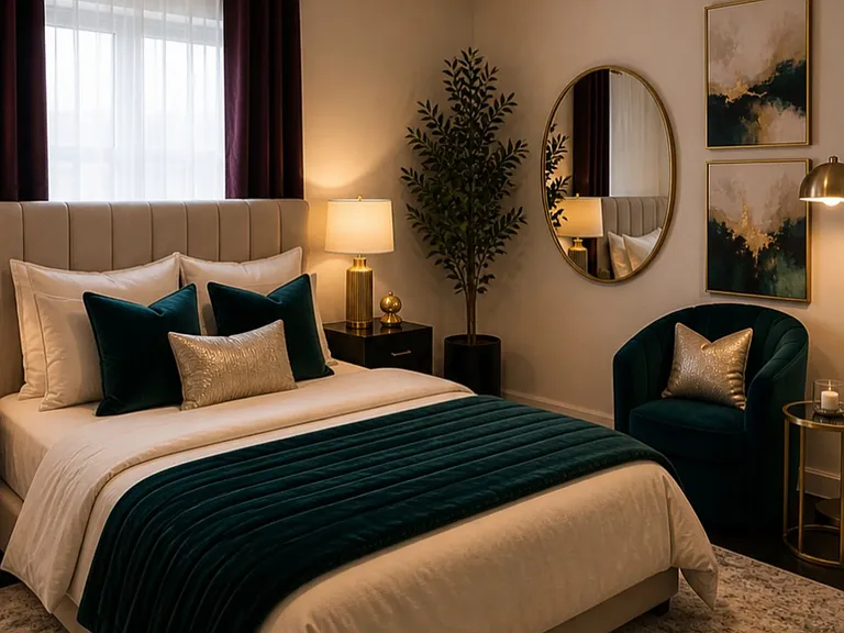 Come relax in your new bedroom, ready for you to make it your own.