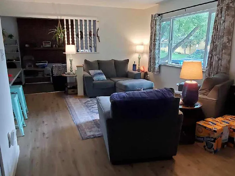 Living room from hallway