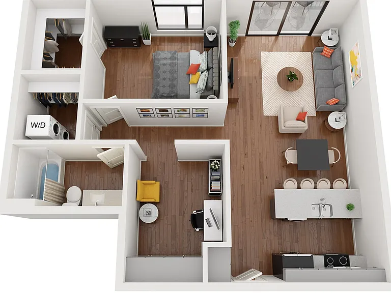 Scorpio - 1 BD + Den / 1 BA - 898 SF Scorpio - 1 BD + Den / 1 BA - 898 SF