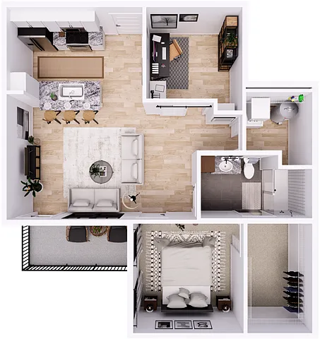 Floor plan Thomas-1G