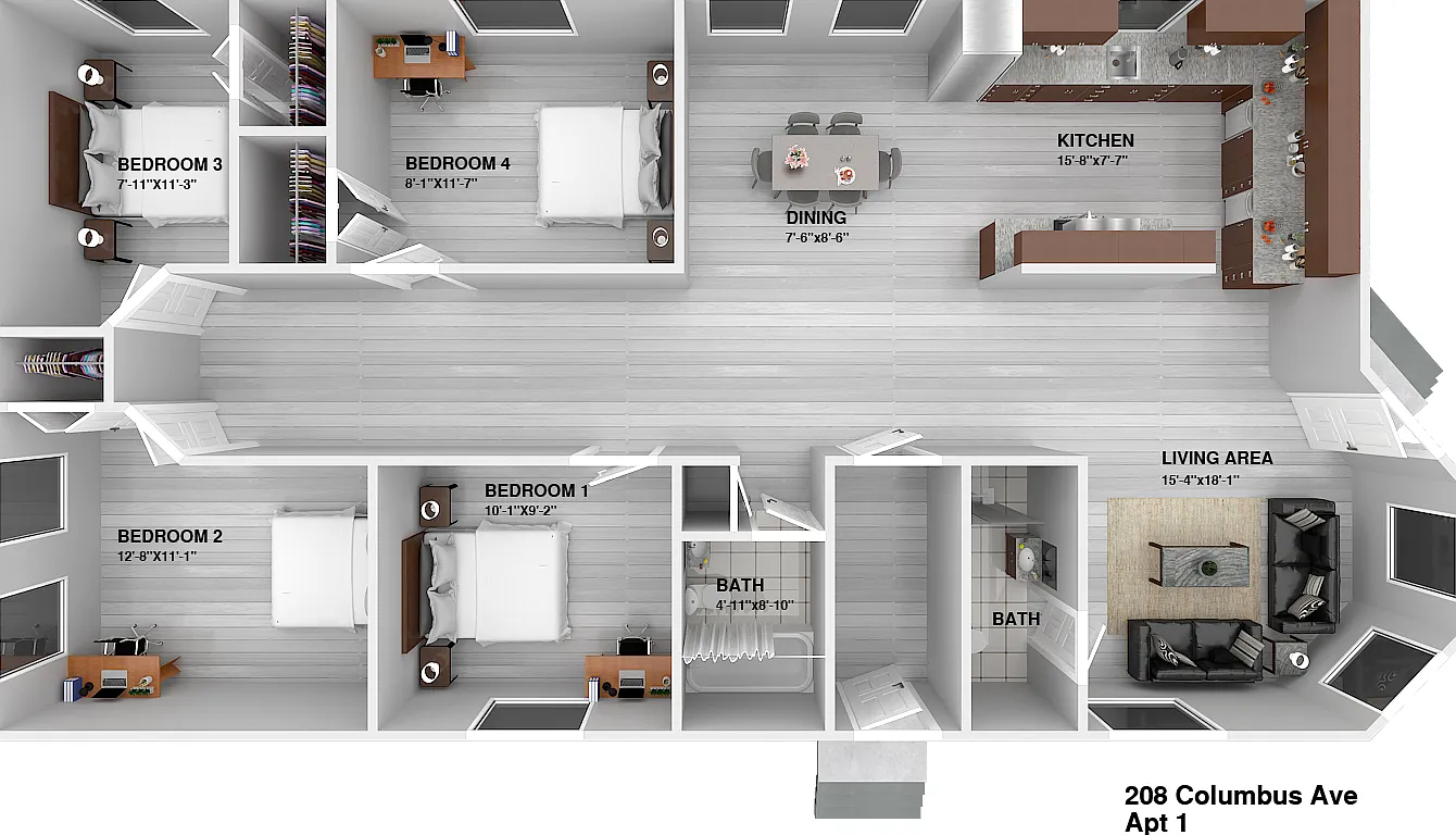 208 Columbus Ave - 1 — Photo 2