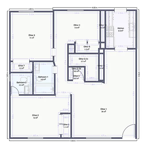 Floor plan 3X2