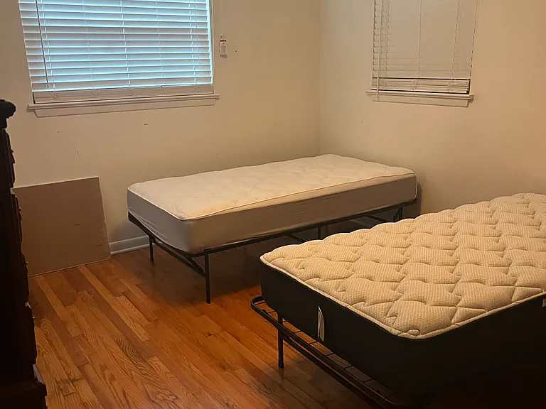 Second bedroom. Tall dresser stays