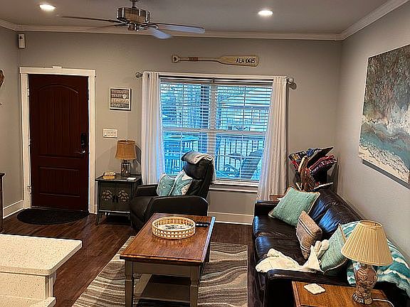 Living Room with Queen Bed