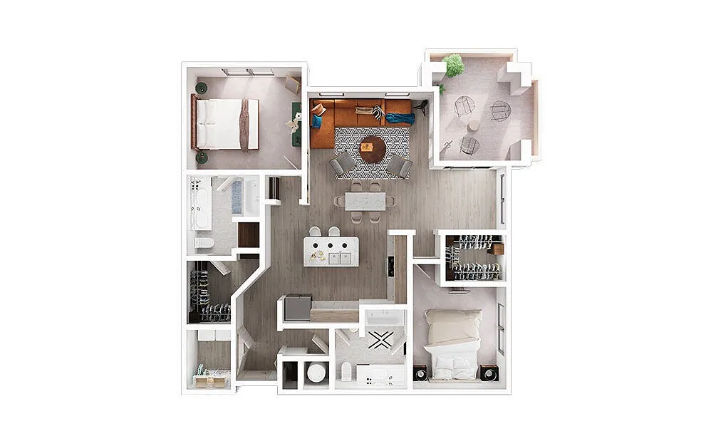 Floor plan B3