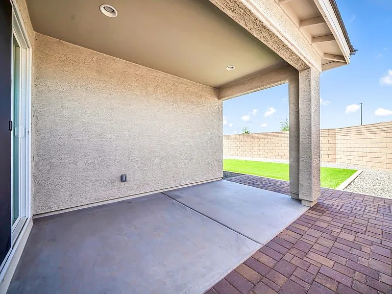 Paved grilling area (right side)