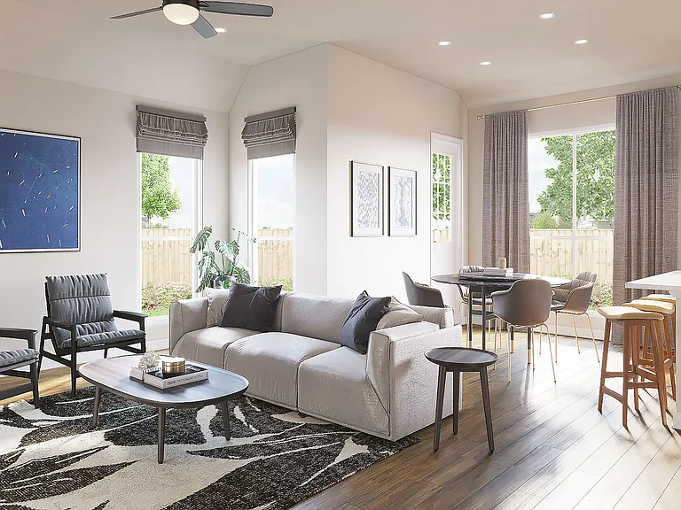 The Bluebonnet Living Room