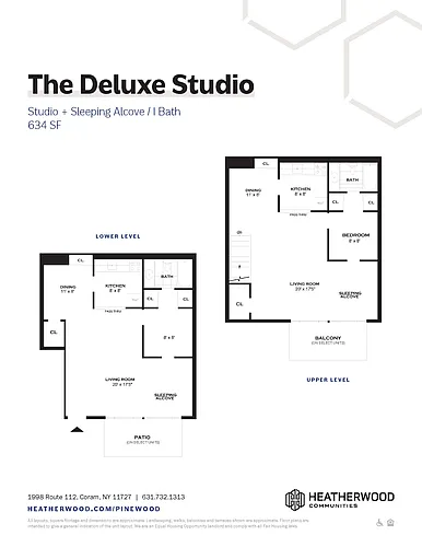 Floor plan The Deluxe Studio