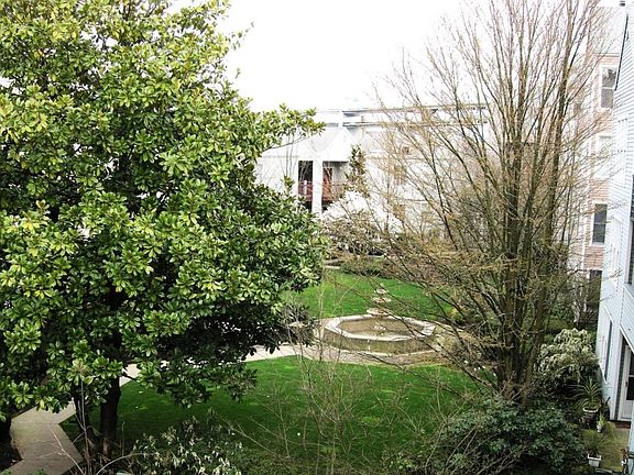 Landscaped courtyard