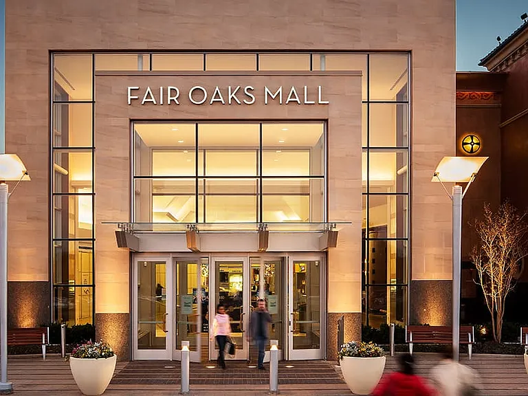 Fair Oaks, Fairfax Corner and Fairfax Towne Center --about 20 to 30 minutes away.