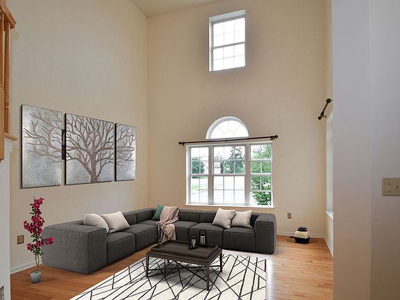 Living room-virtual staging
