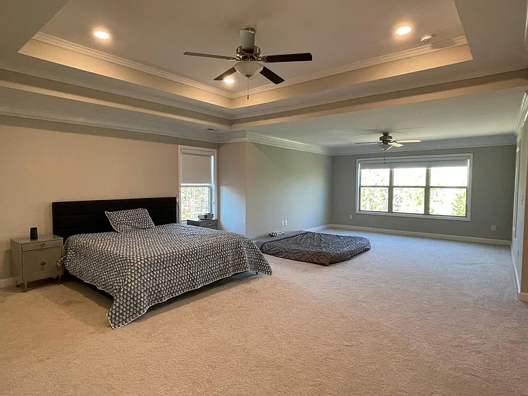 Master bedroom with extension