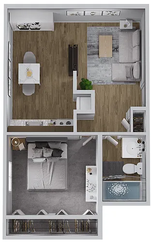 Floor plan 1X1