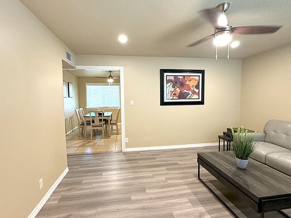 From entrance looking in showing livingroom on the left and dining room straight ahead.