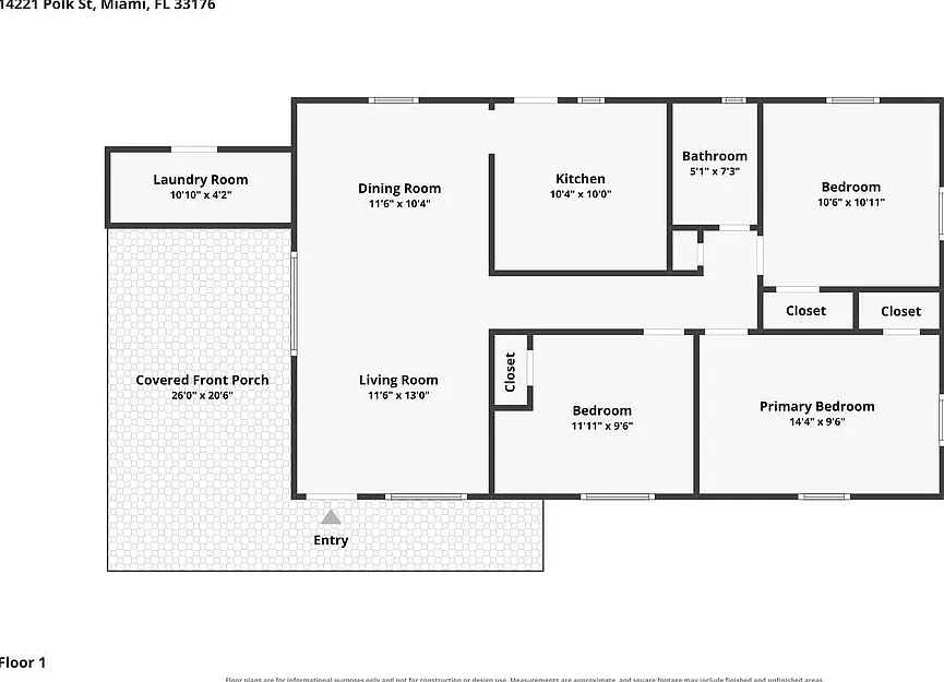 3 bed, 1.0 bath, 1276 sqft, $2,550 — Photo 2