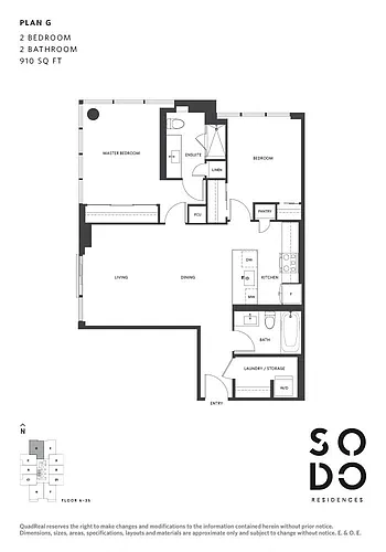 Floor plan G