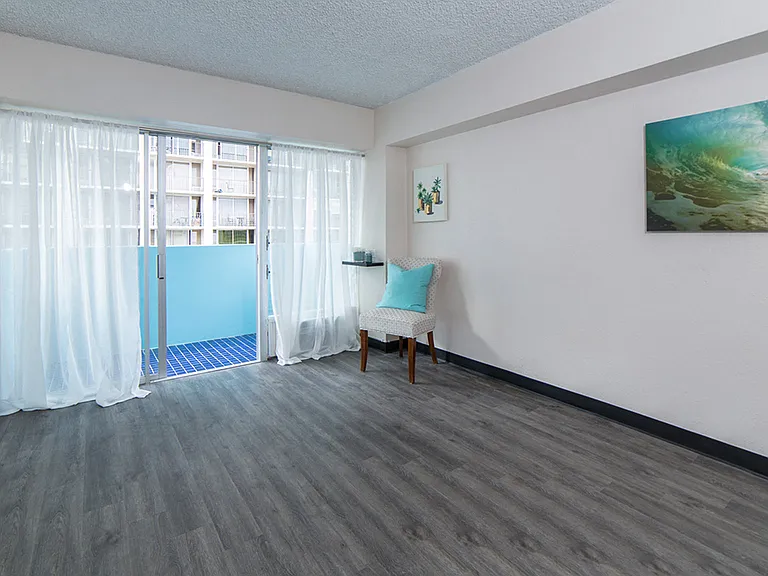 Waikiki Walina Apartments living area with decor