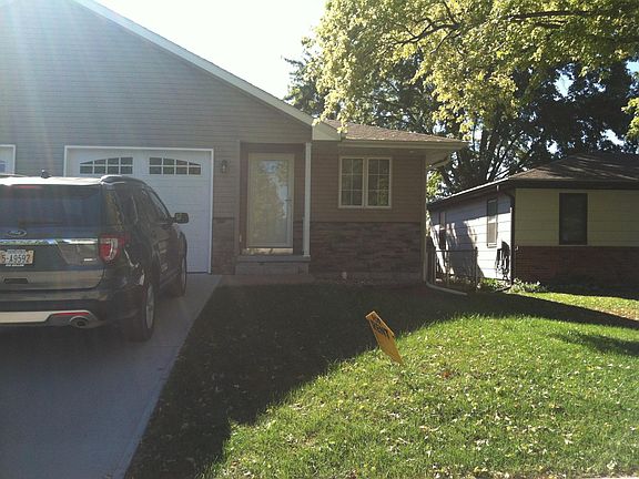 Gate to back yard is on the side of the house. Back yard has a privacy fence.