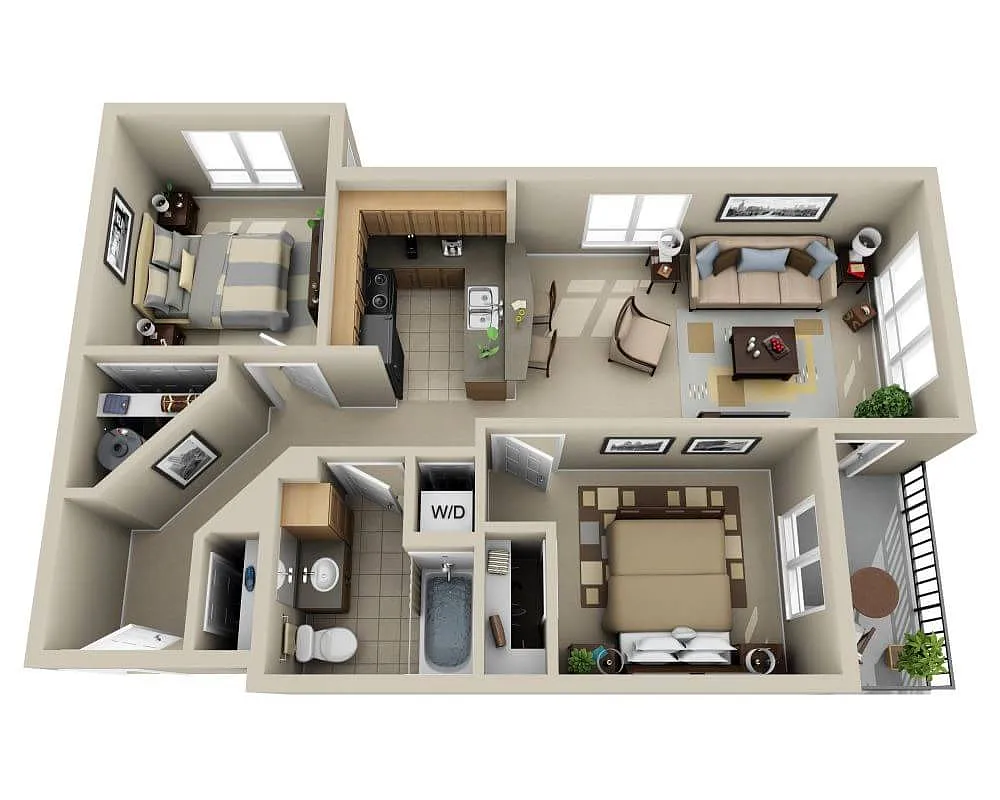 Floor plan Plan B1G