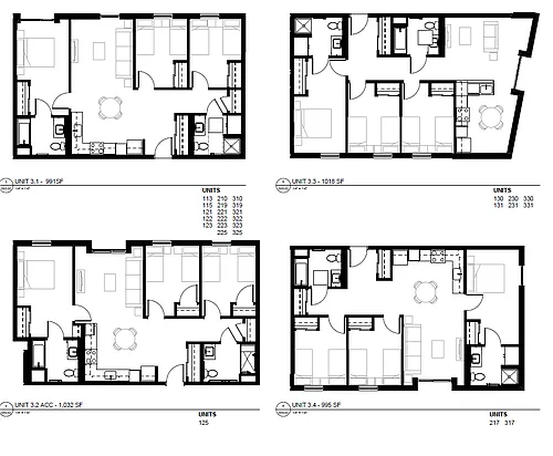 Floor plan 3 Bedroom