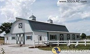 54' x 50' barn just perfect for horses