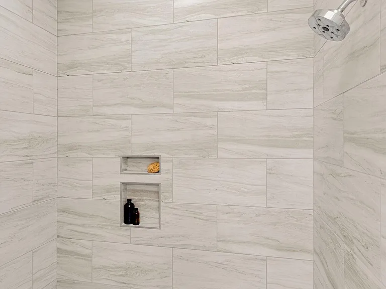 Master shower
