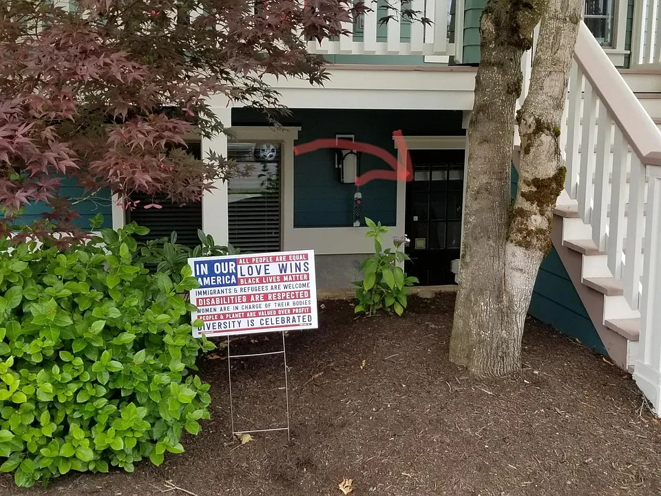 Feel free to have your own potted plants and enjoy the front area.