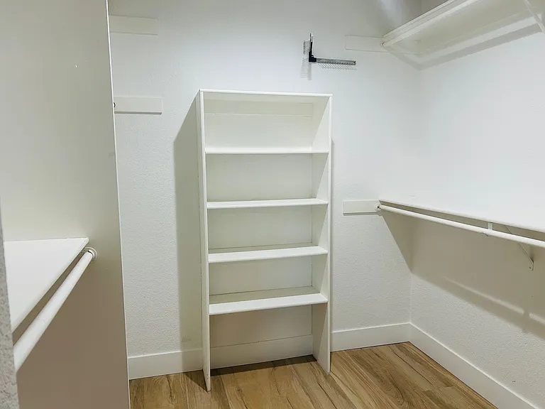 Master walk in closet
