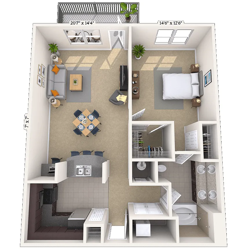 Floor plan Argyle